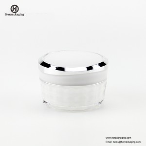 HXL227A luxury round empty acrylic cosmetic jar