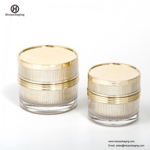HXL236 luxury round empty acrylic cosmetic jar
