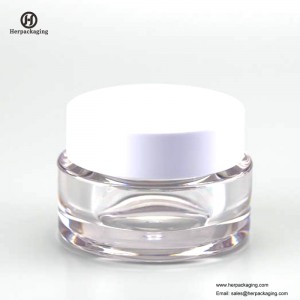 HXL237A luxury round empty acrylic cosmetic jar