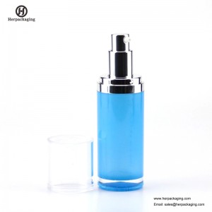 HXL312 Empty Acrylic airless cream and Lotion Bottle cosmetic packaging skin care container