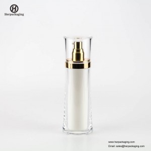 HXL316 Empty Acrylic airless cream and Lotion Bottle cosmetic packaging skin care container