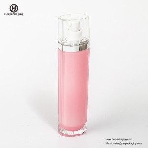 HXL319 Empty Acrylic airless cream and Lotion Bottle cosmetic packaging skin care container