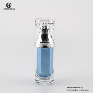 HXL328 Empty Acrylic airless cream and Lotion Bottle cosmetic packaging skin care container