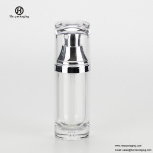 HXL328A Empty Acrylic airless cream and Lotion Bottle cosmetic packaging skin care container