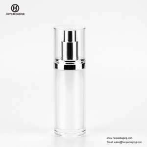 HXL412 Empty Acrylic airless cream and Lotion Bottle cosmetic packaging skin care container
