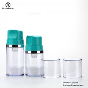 HXL415 Empty Acrylic airless cream and Lotion Bottle cosmetic packaging skin care container