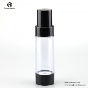 HXL419A Empty Acrylic airless cream and Lotion Bottle cosmetic packaging skin care container