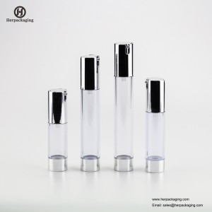 HXL421A Empty Acrylic airless cream and Lotion Bottle cosmetic packaging skin care container